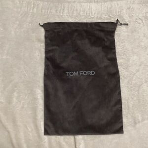 Tom Ford Grey Drawstring Pouch